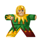 Hofnarr - Aufkleber für Meeple