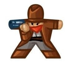 Gangster Gun - Label for Meeples