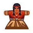 Squaw - Label for Meeples