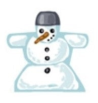 Snowman - Label for Meeples