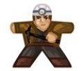 Minenarbeiter - Aufkleber für Meeple