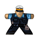 Police officer 1 (Germany) - Label for Meeples