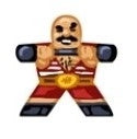 Weightlifter - Label for Meeples