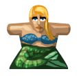 Mermaid 2 - Label for Meeples