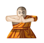 Shaolin Monk - Label for Meeples