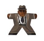 Detektiv 2 - Aufkleber für Meeple