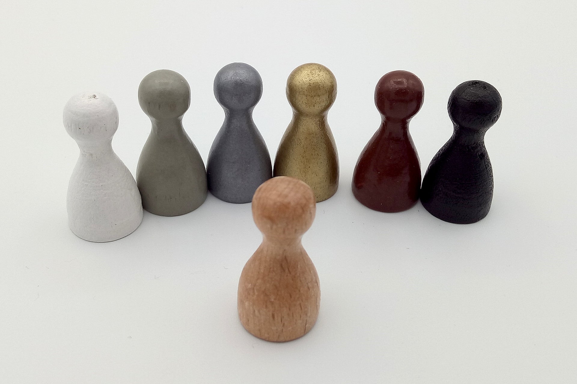 Medium Pawns - white