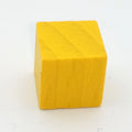 Holzwürfel blanko, 10 mm gelb