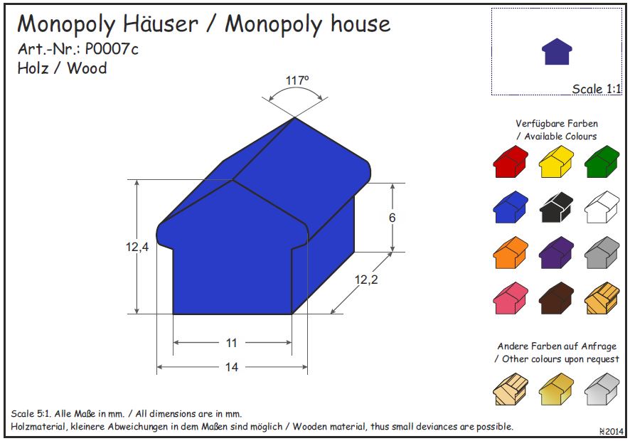 Monopoly houses