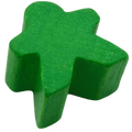 Männchen, Meeple klein-Grün