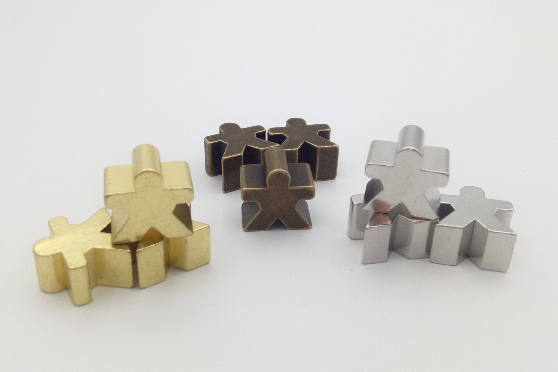 Männchen, Meeple aus Metall
