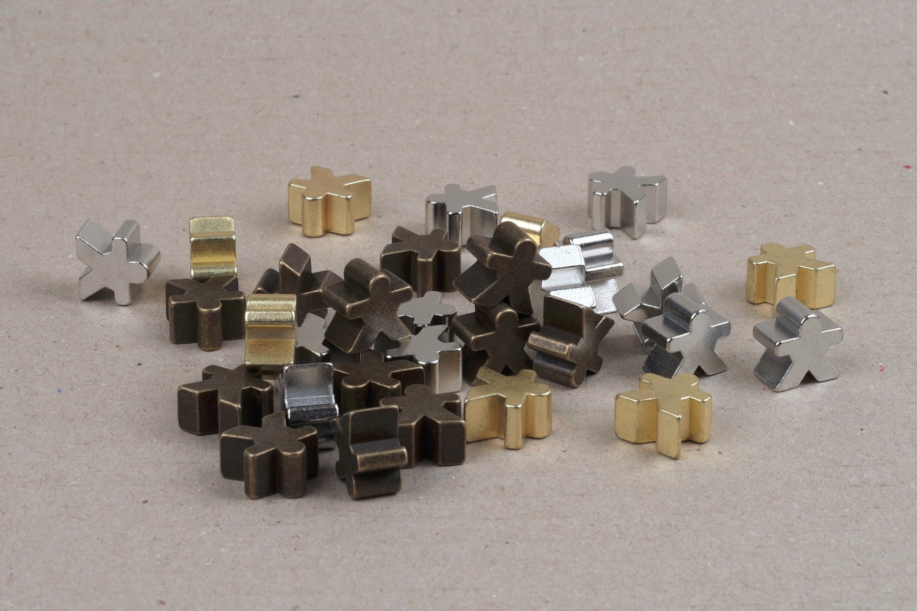 Männchen, Meeple aus Metall