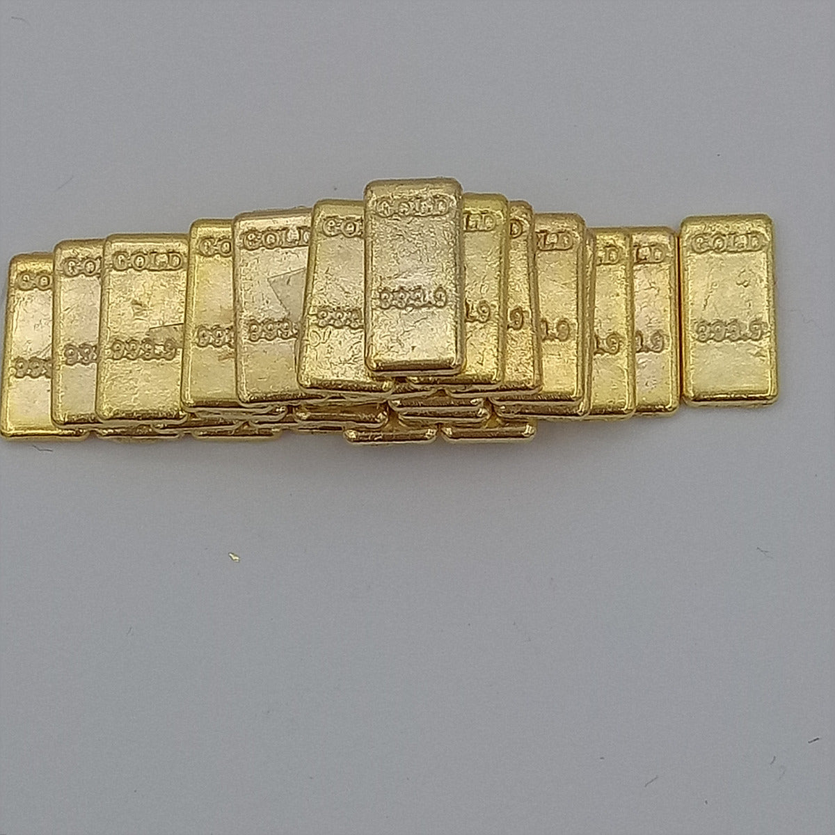 Goldbarren aus Metall