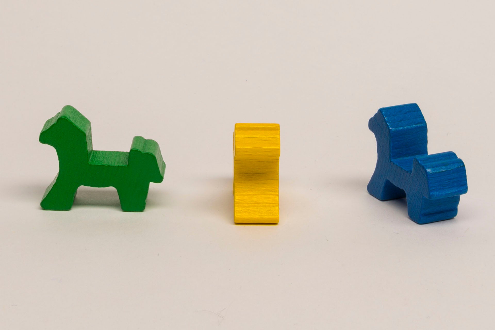 Pferd für Reiter, Meeples