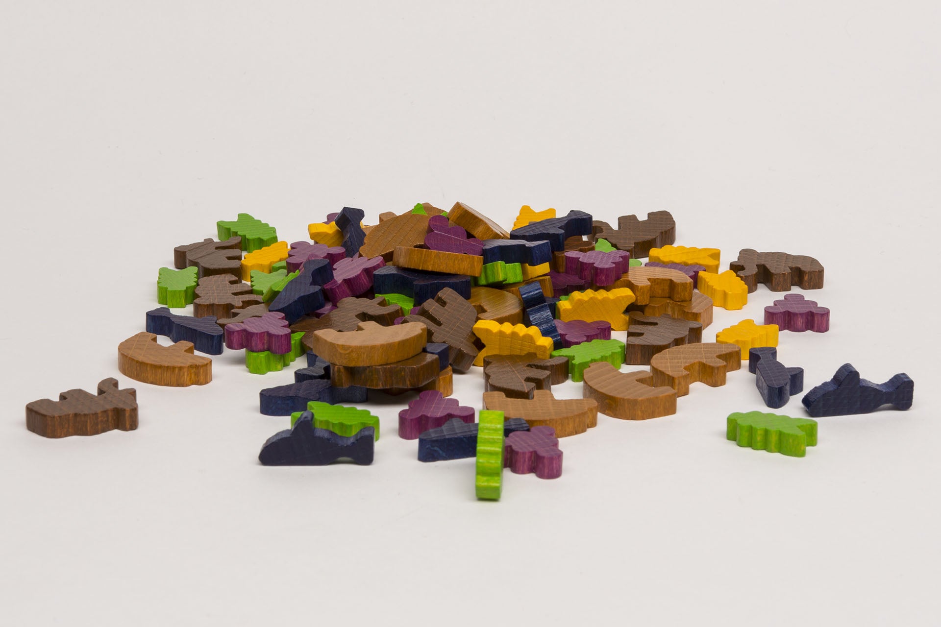 Set stone age animals and food