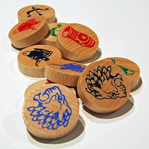 Einzene Spielsteine aus Euphrat und Tigris