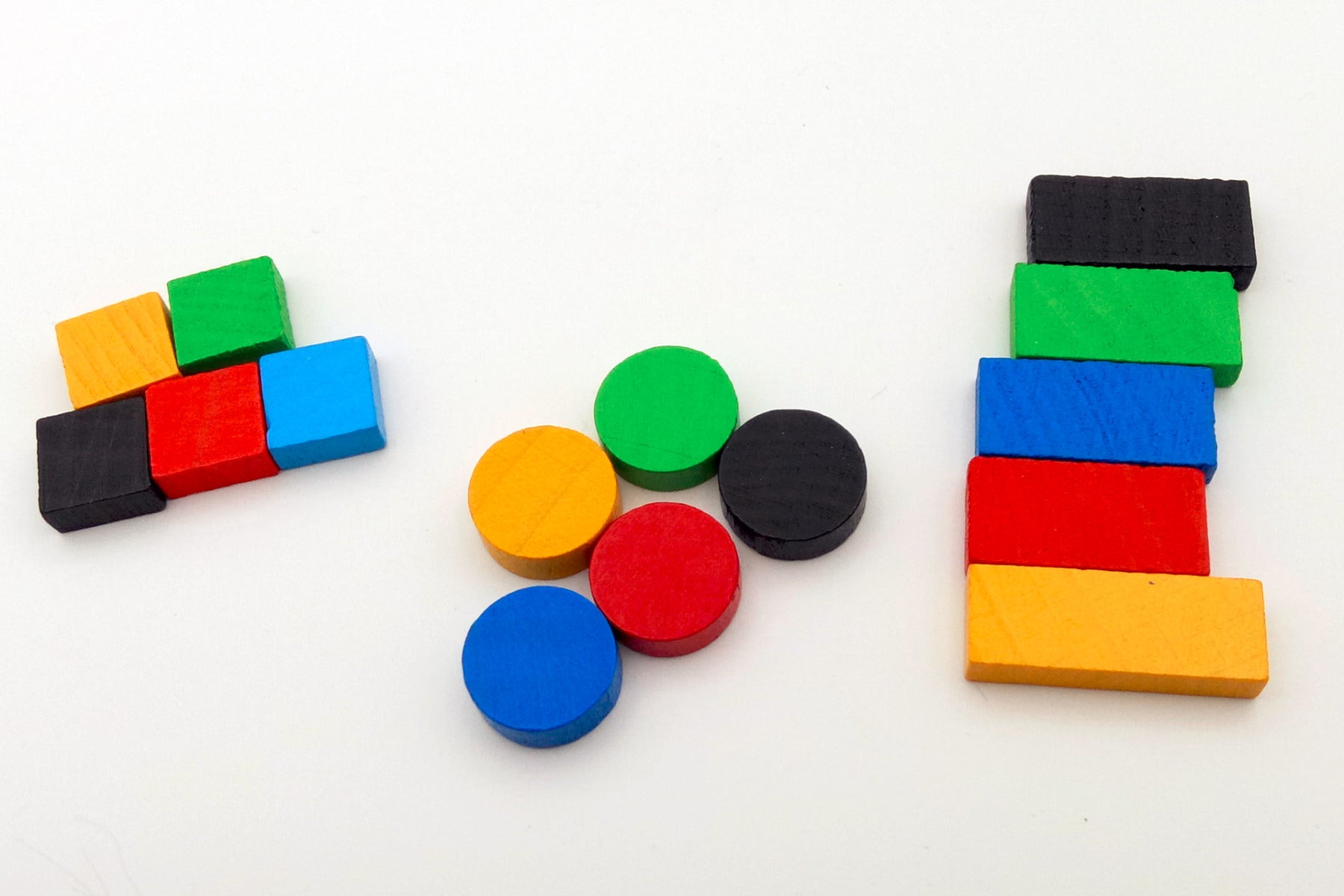 Set game pieces MortalCombat 2- small wooden elements