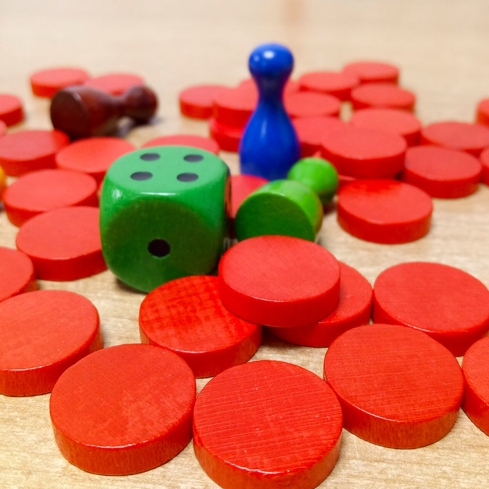 Set pawns and discs
