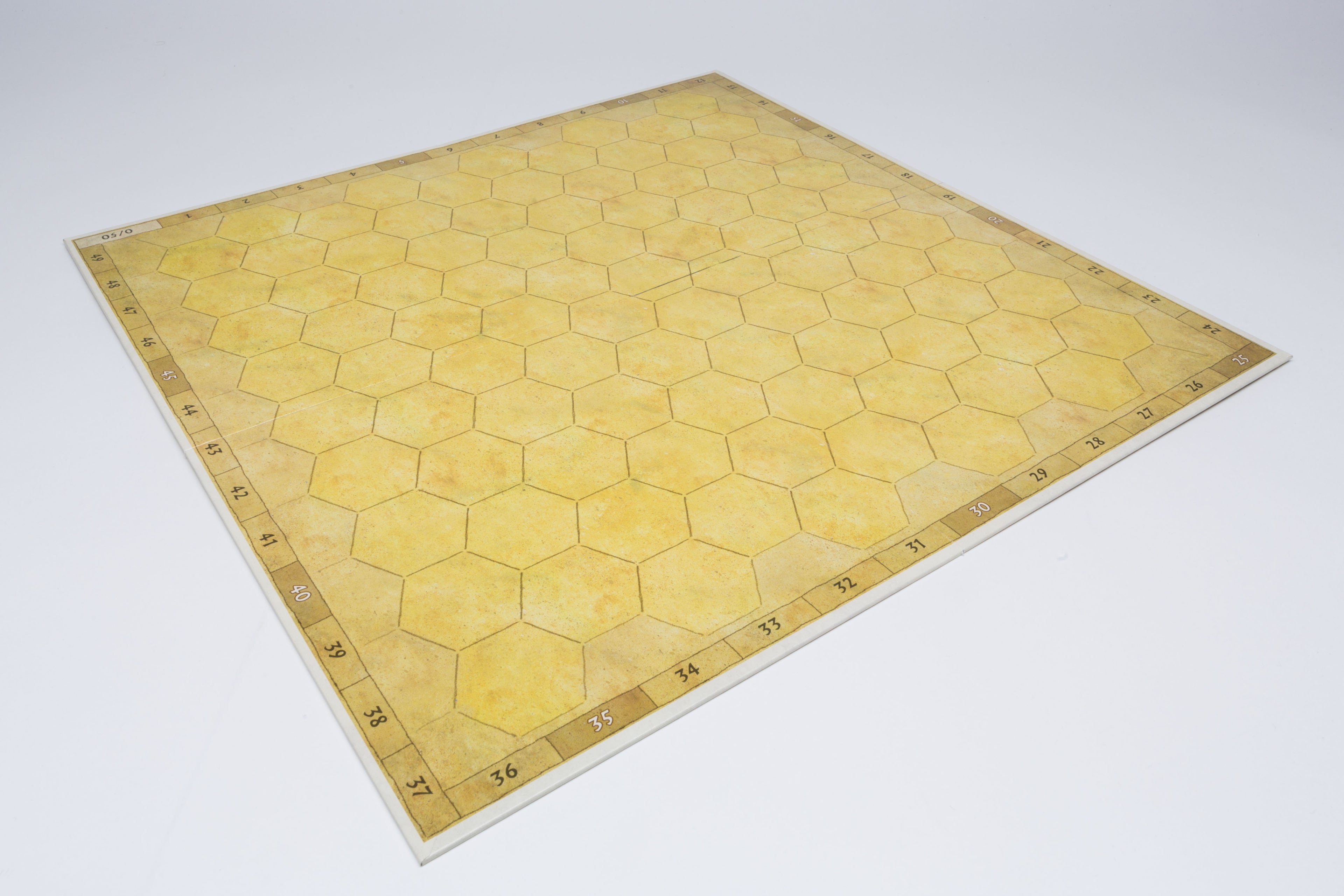 double-sided game board squares and hexagons
