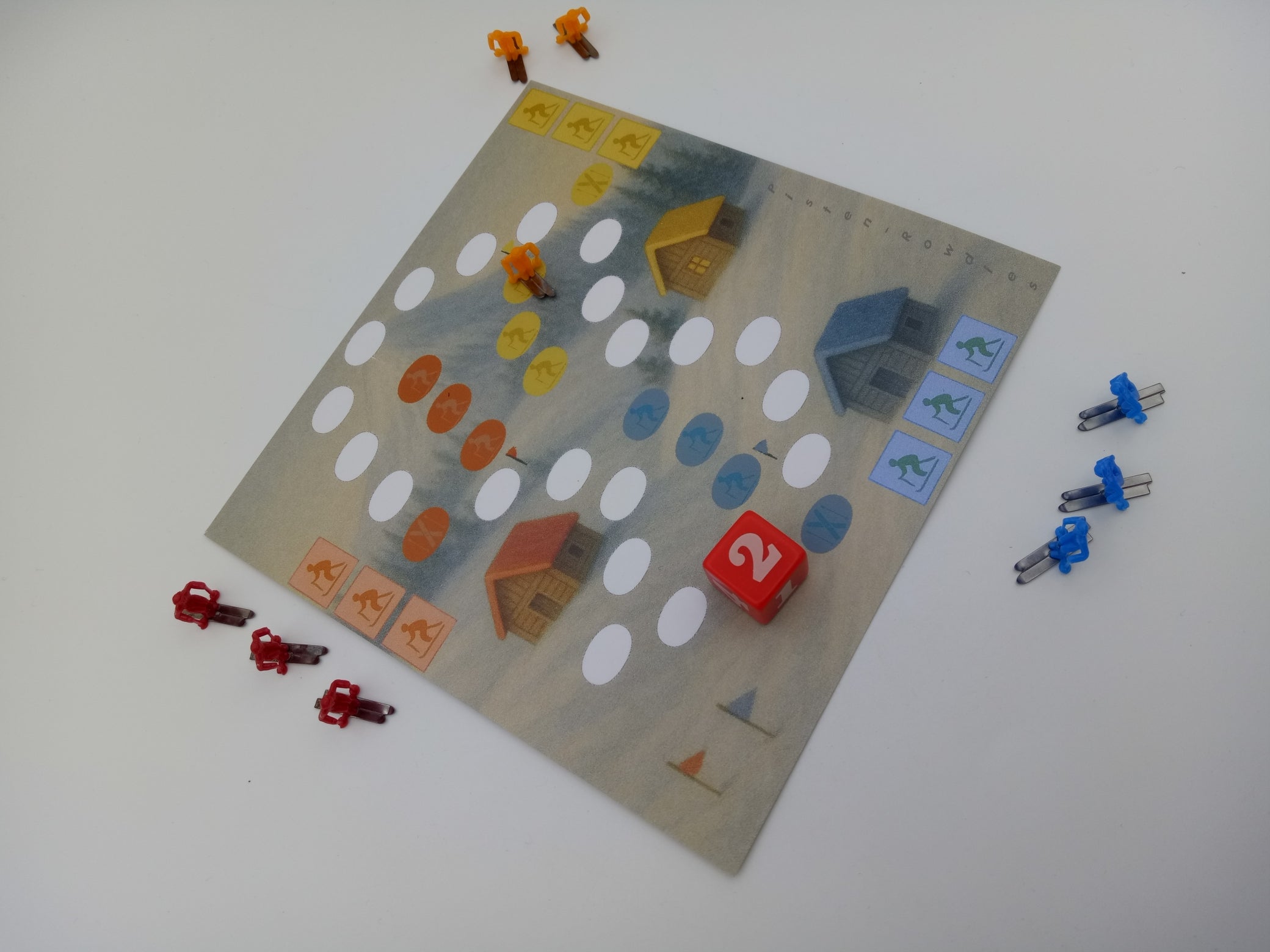 Rausschmeißer-Spiel Pistenrowdies, Ski