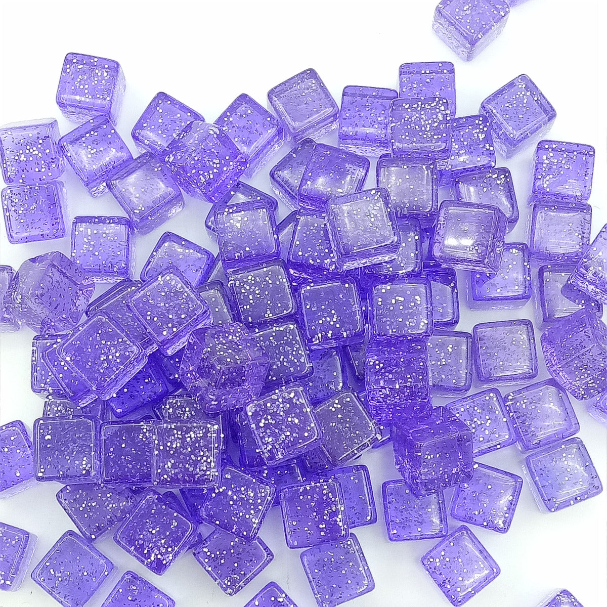 Transparent plastic dice 10 mm - with effects