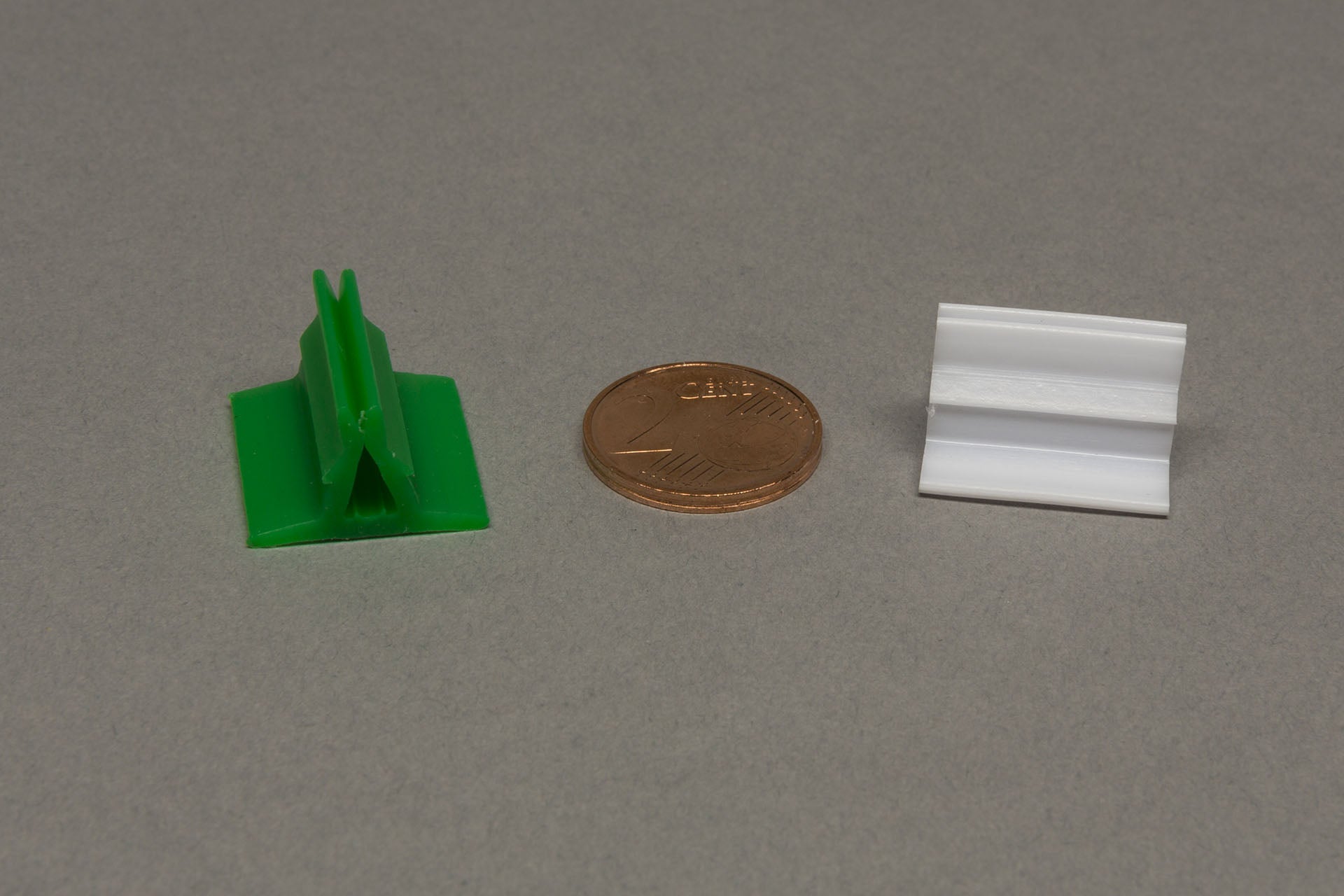 Plastic bases colored