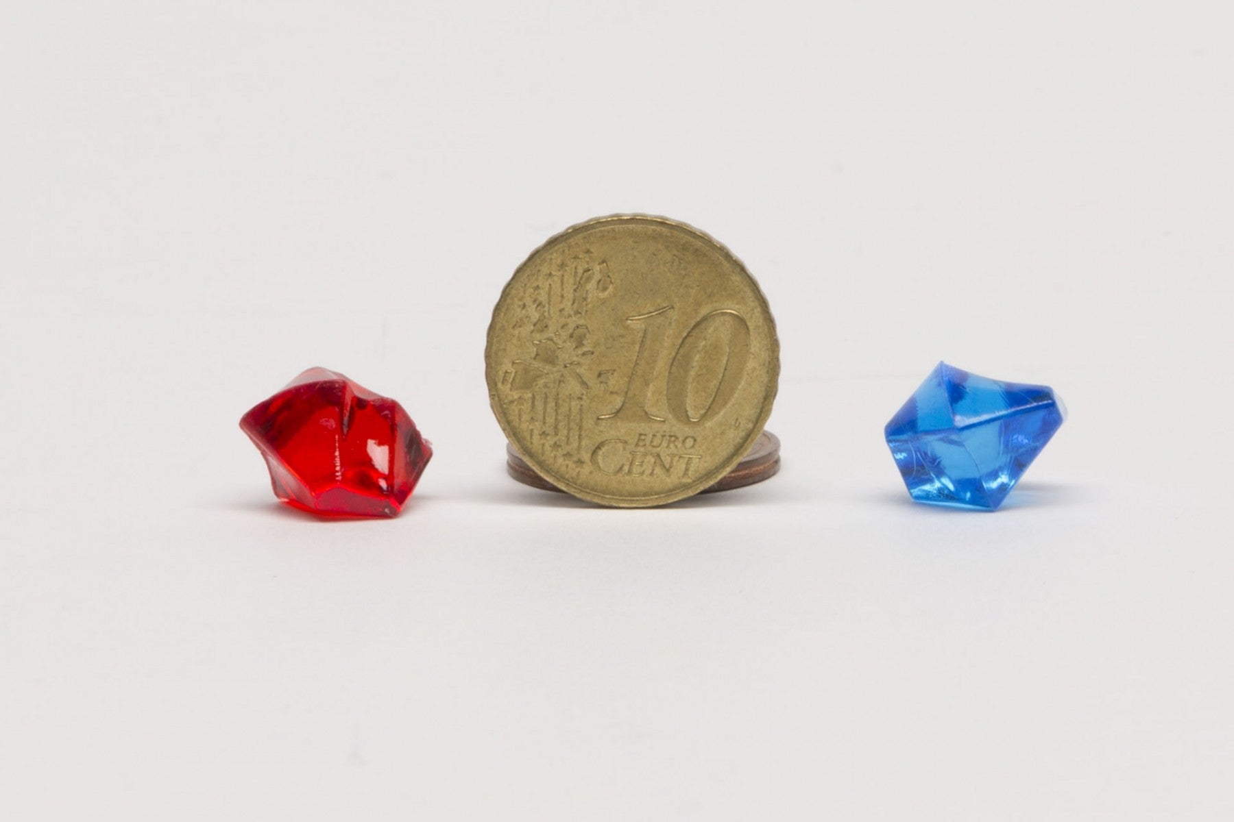 Set crystal gems in 3 colors