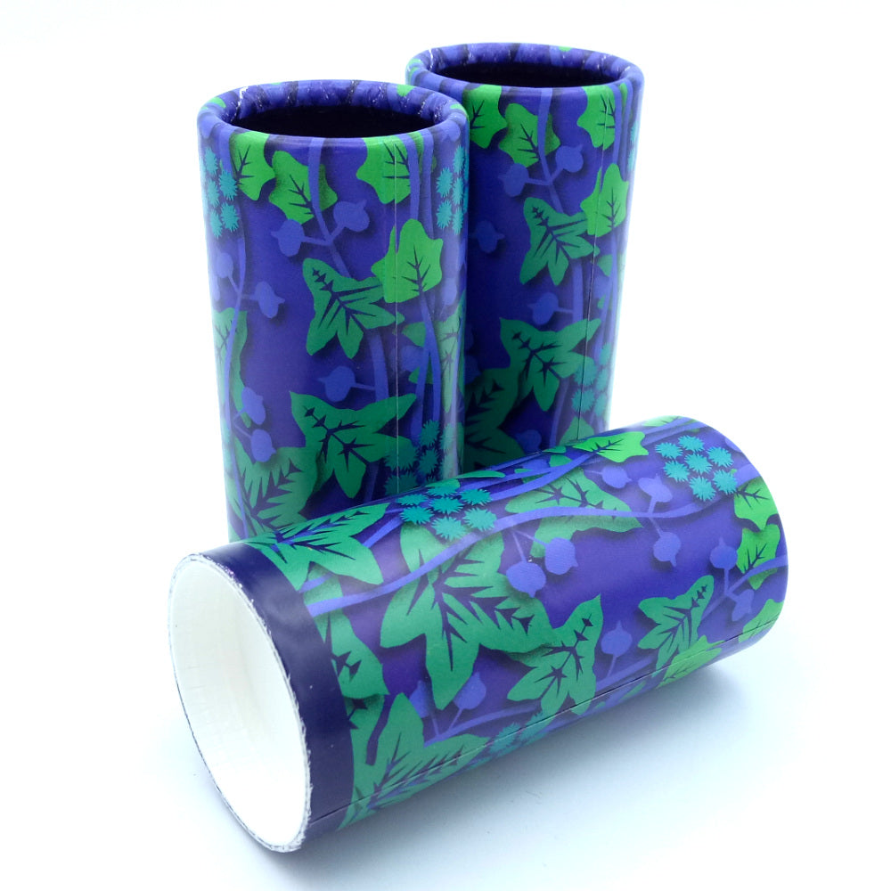 Cardboard dice cup with design