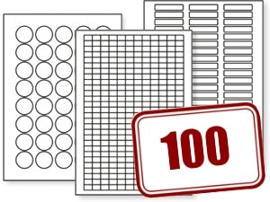 Labels 50x50mm