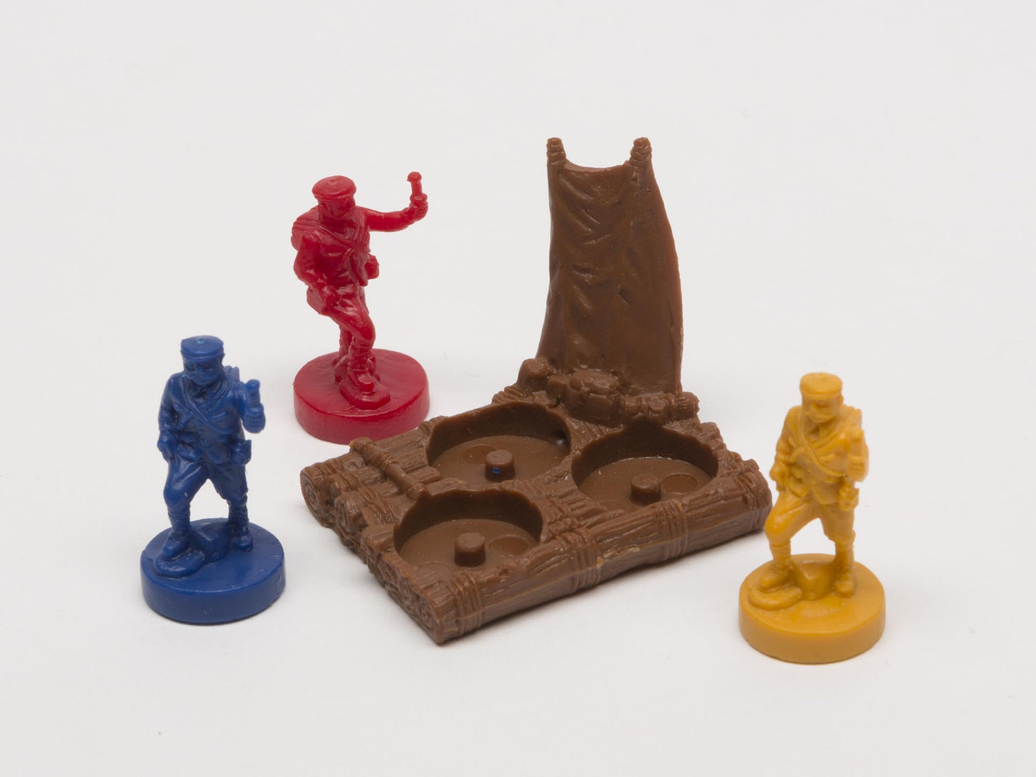 Set raft with scientists, explorers