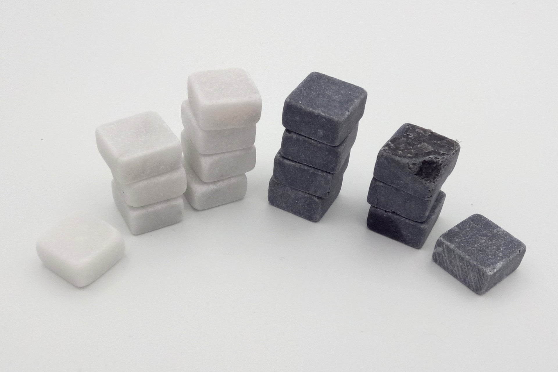 Stone game pieces