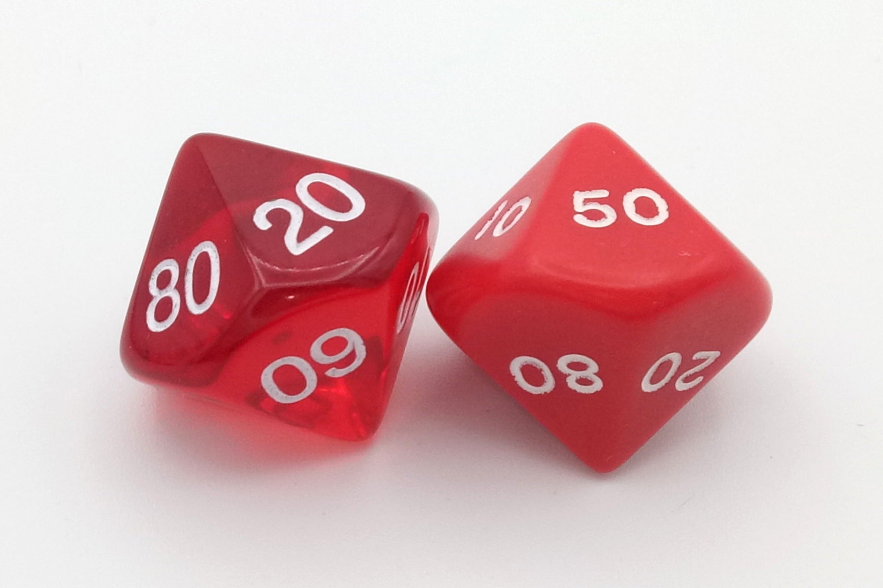100-sided dice (00-90)