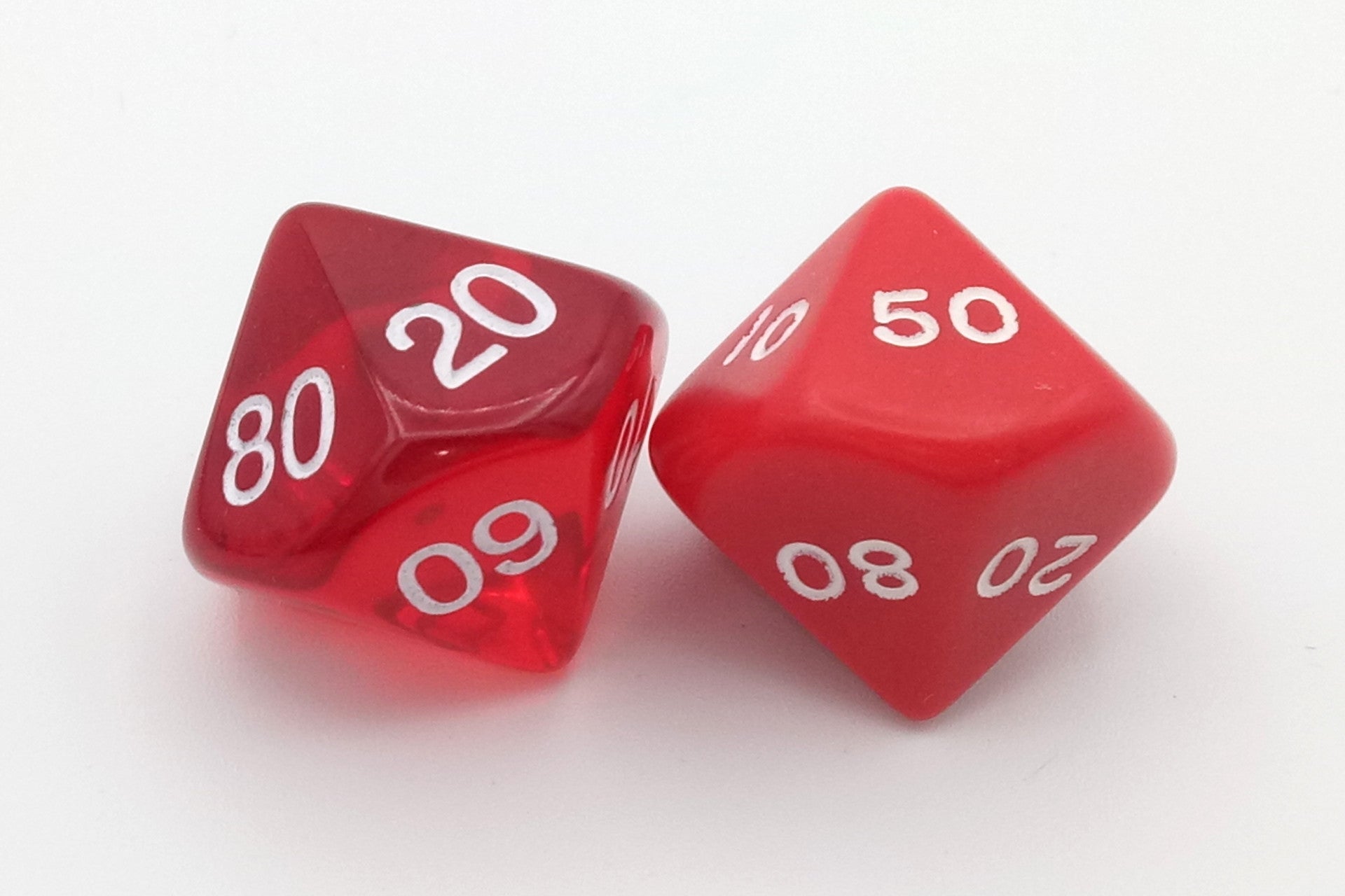 100-sided dice (00-90)
