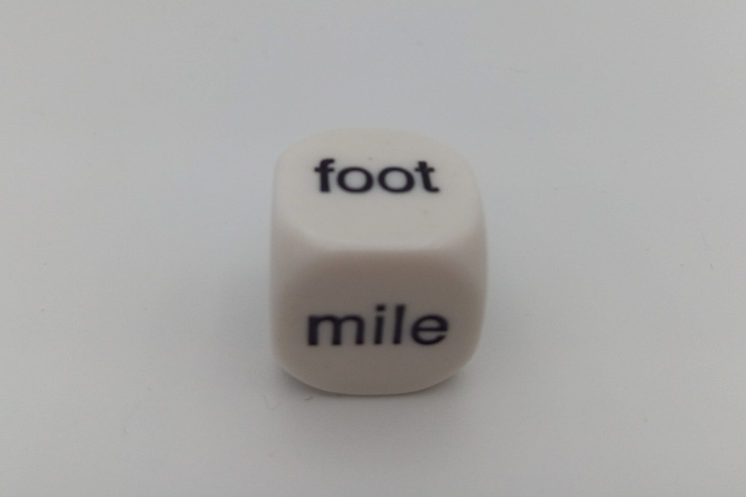 Measurement dice (English)
