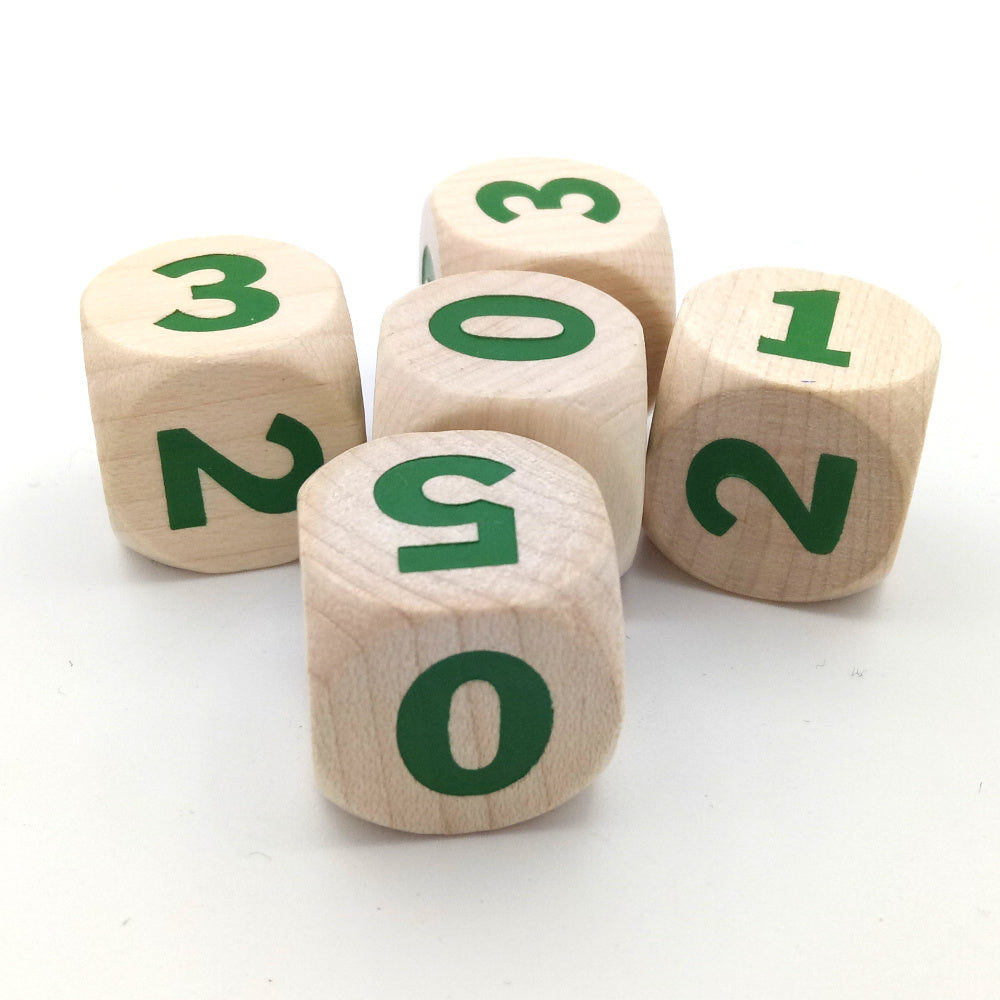 Dice 0-5 --- big numbers