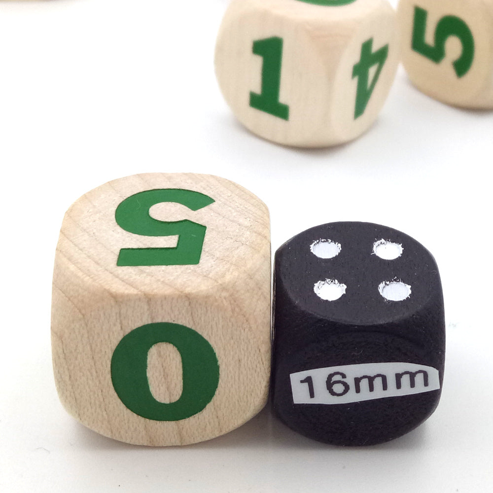 Dice 0-5 --- big numbers