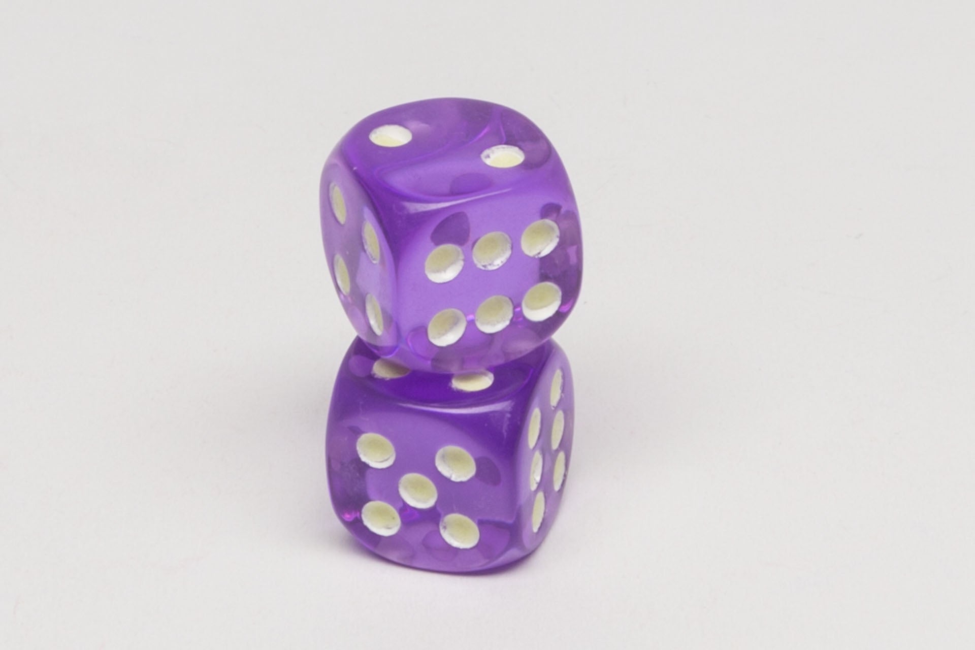 Glowing dice YELLOW