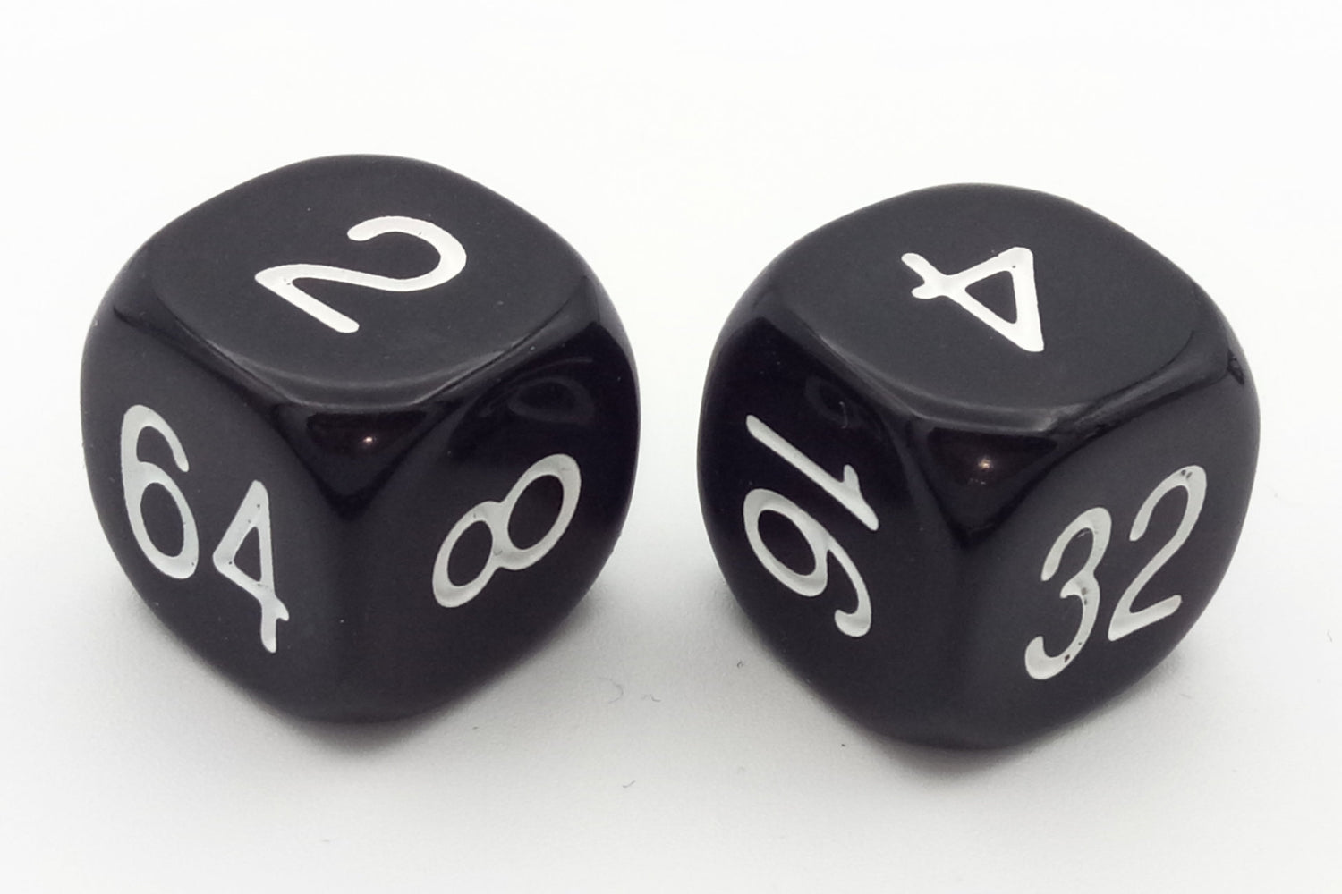 Würfel 2-4-8-16-32-64, Verdoppler für Backgammon