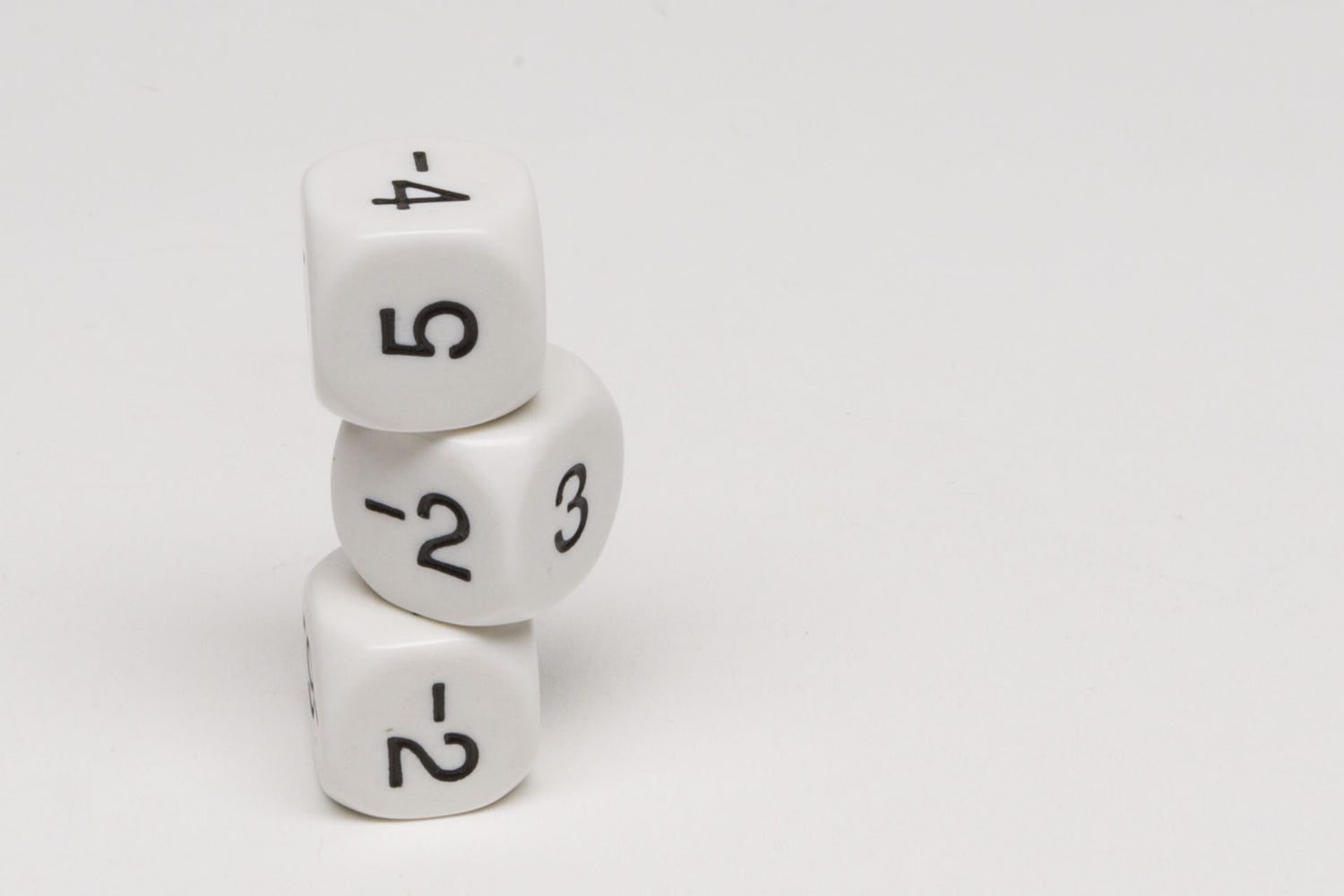 Math dice Plus-Minus dice odd