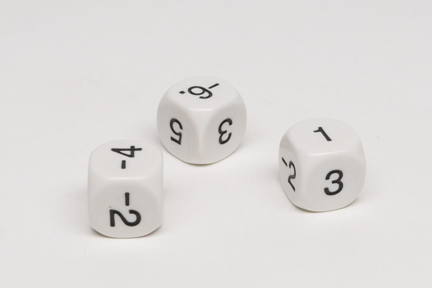 Math dice Plus-Minus dice odd