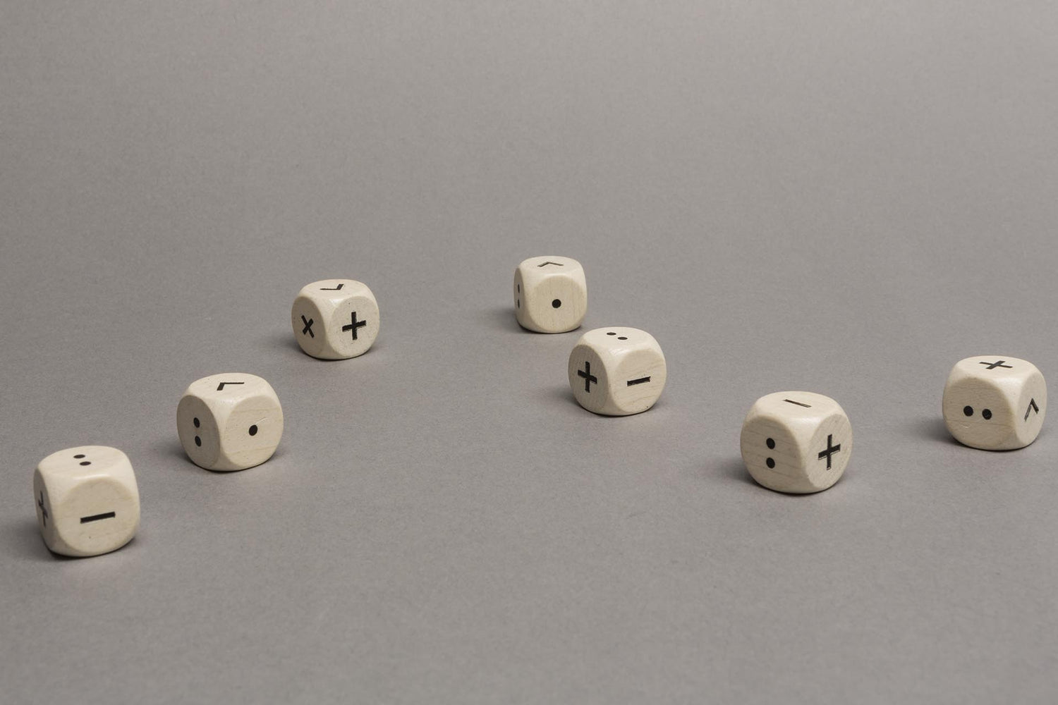 Math dice operators type 1