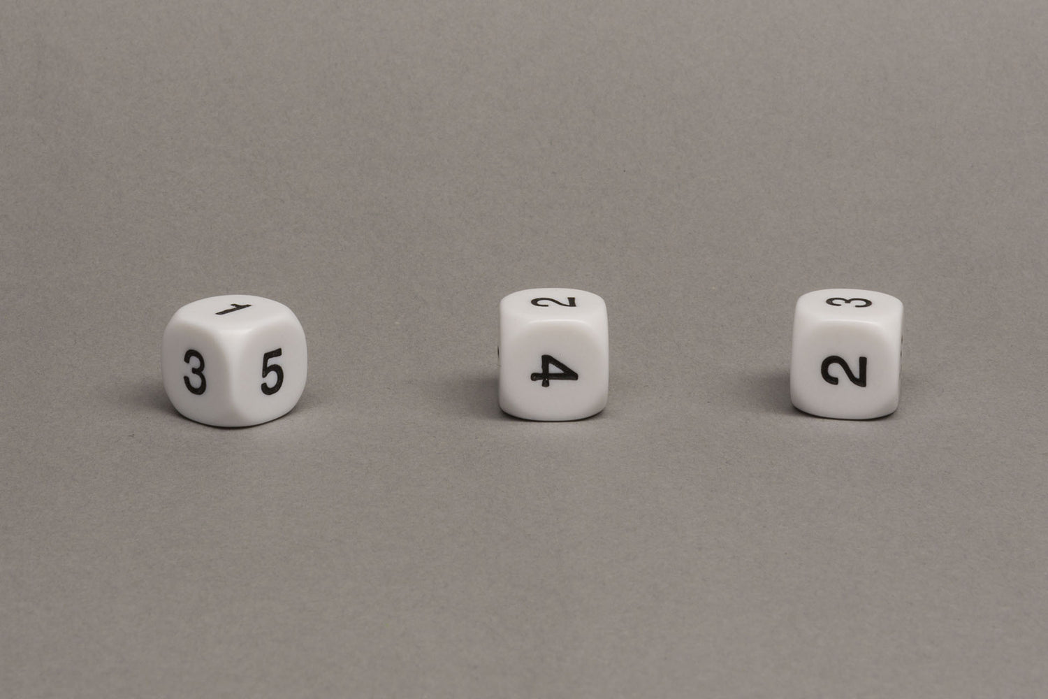 Math dice number dice 1-6