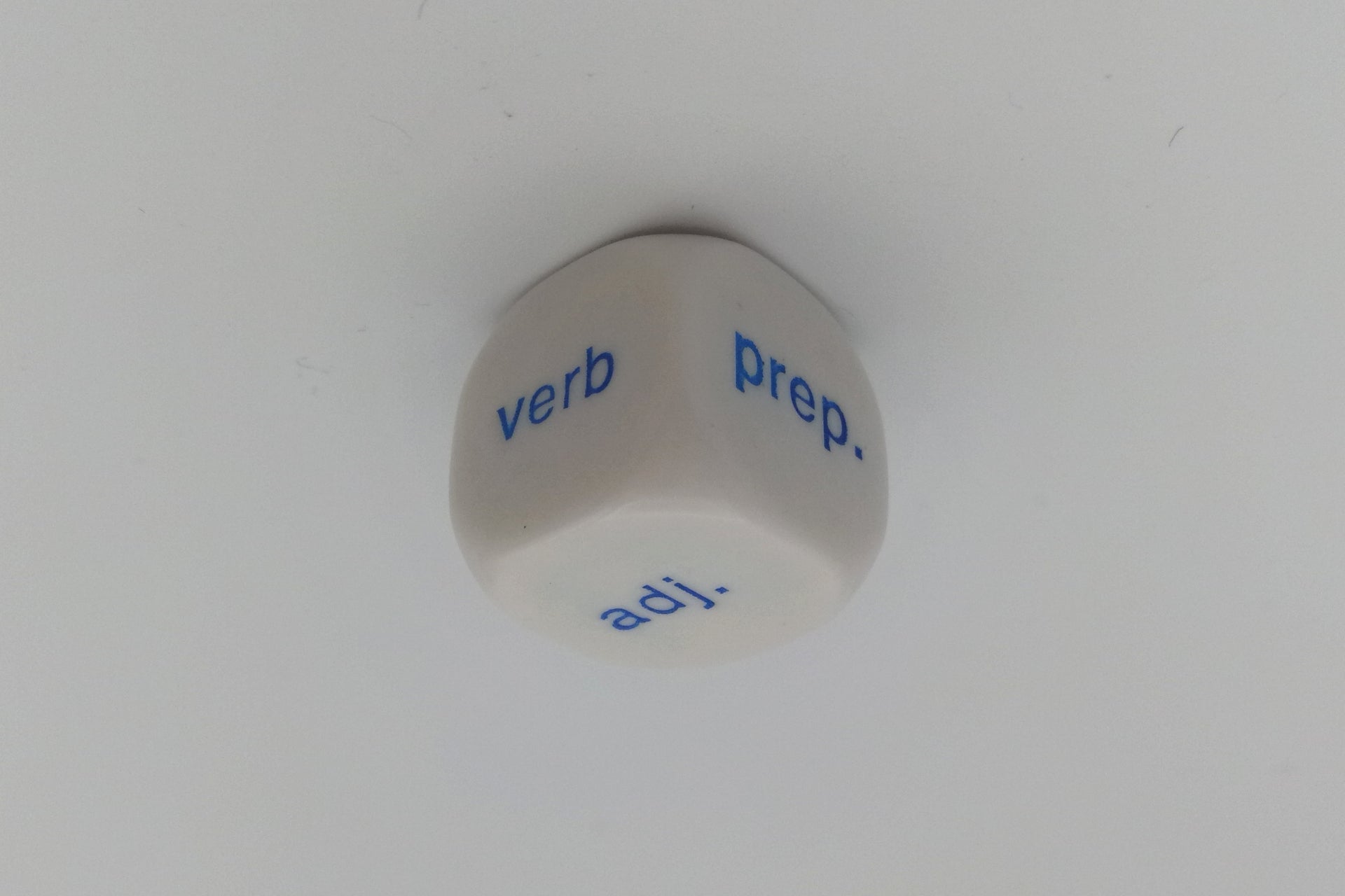Parts of Speech dice (English)