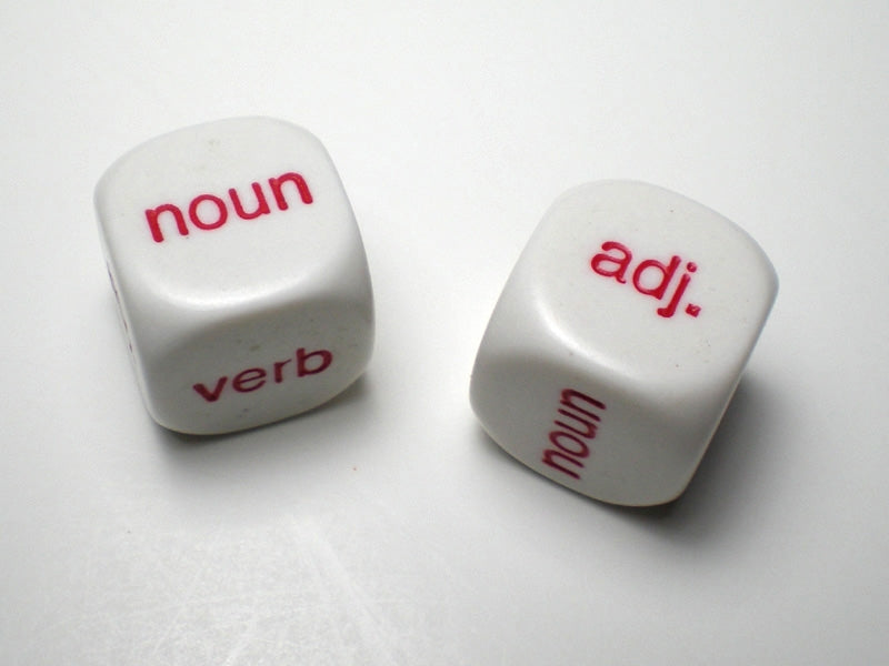 Satzteil Würfel (englisch)