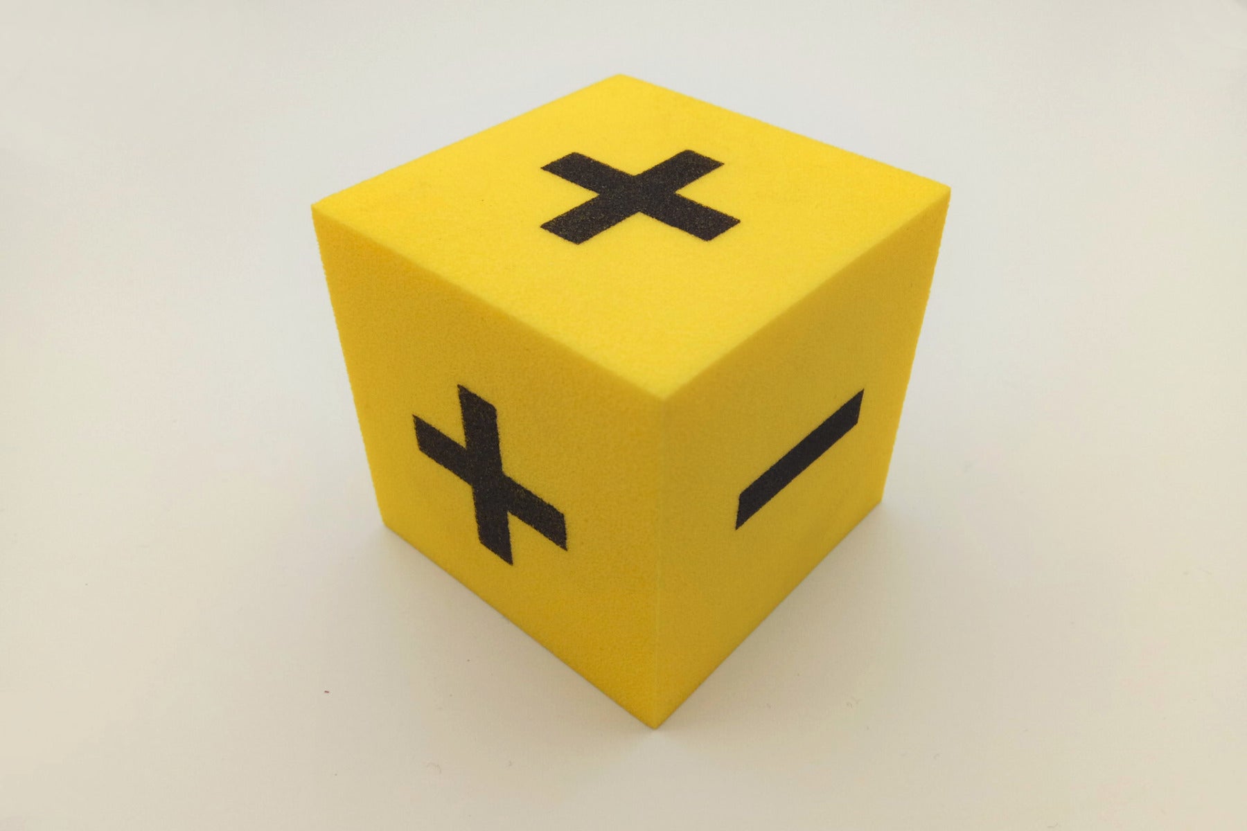 Foam dice + -
