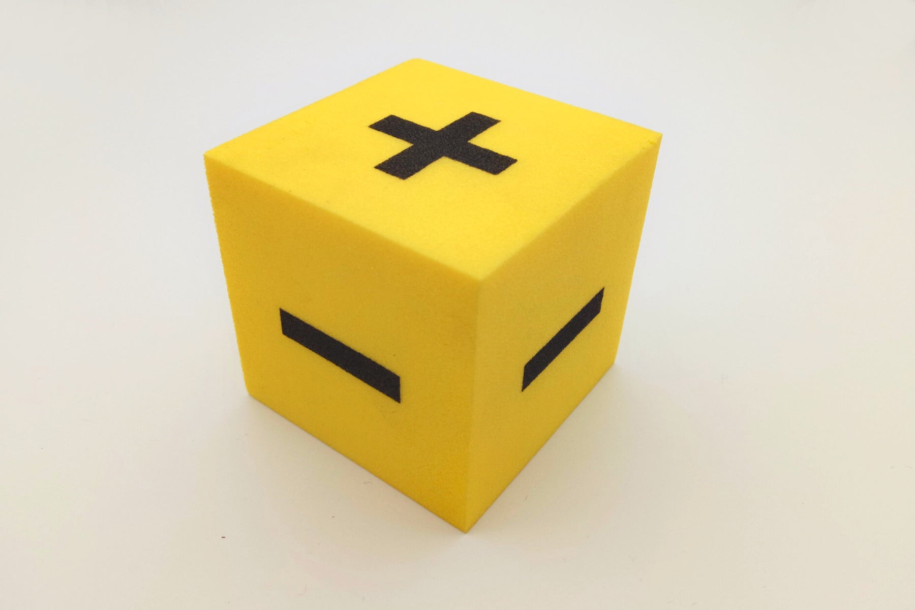 Foam dice + -
