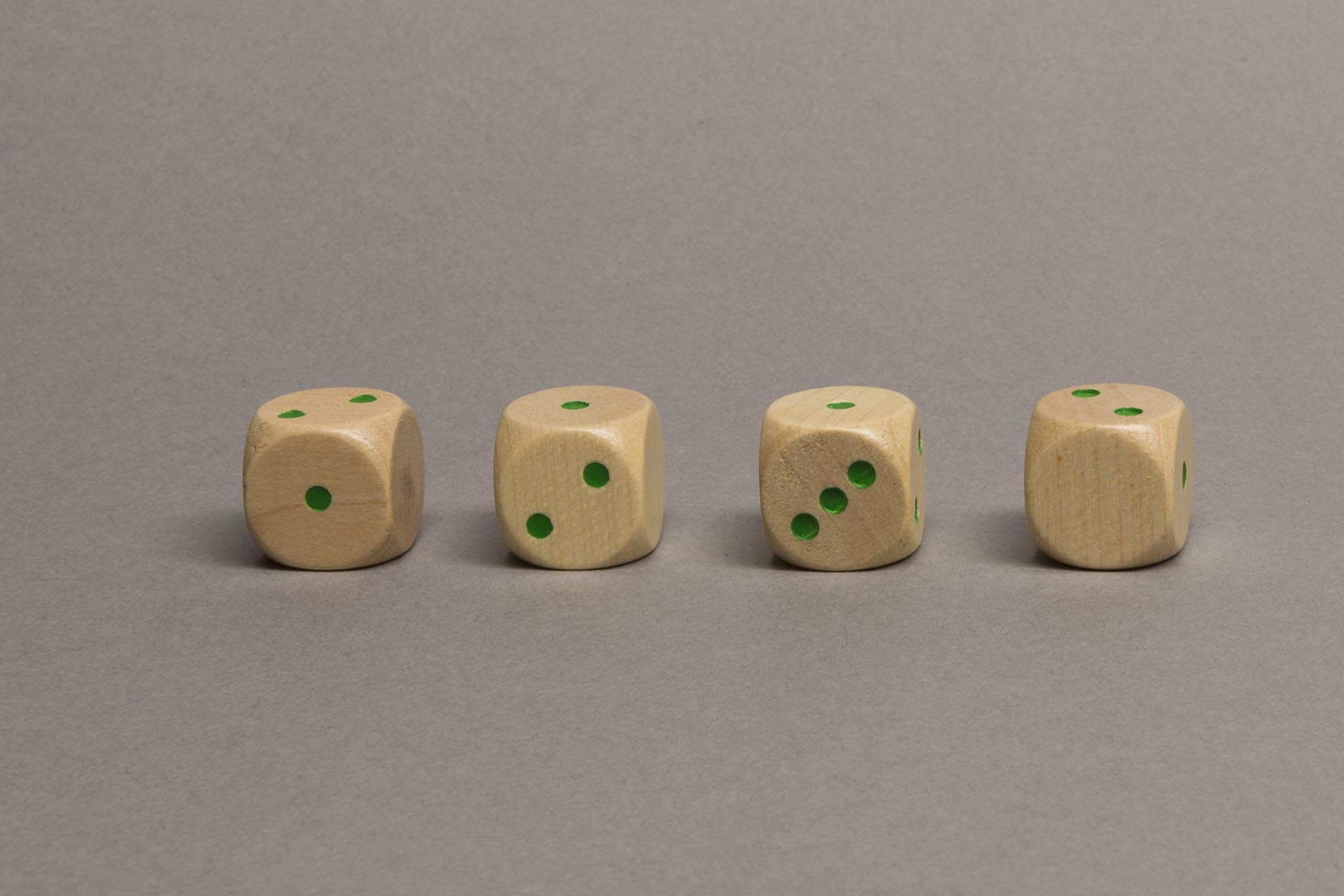 Augenwürfel 1-2-3 mit Freifläche