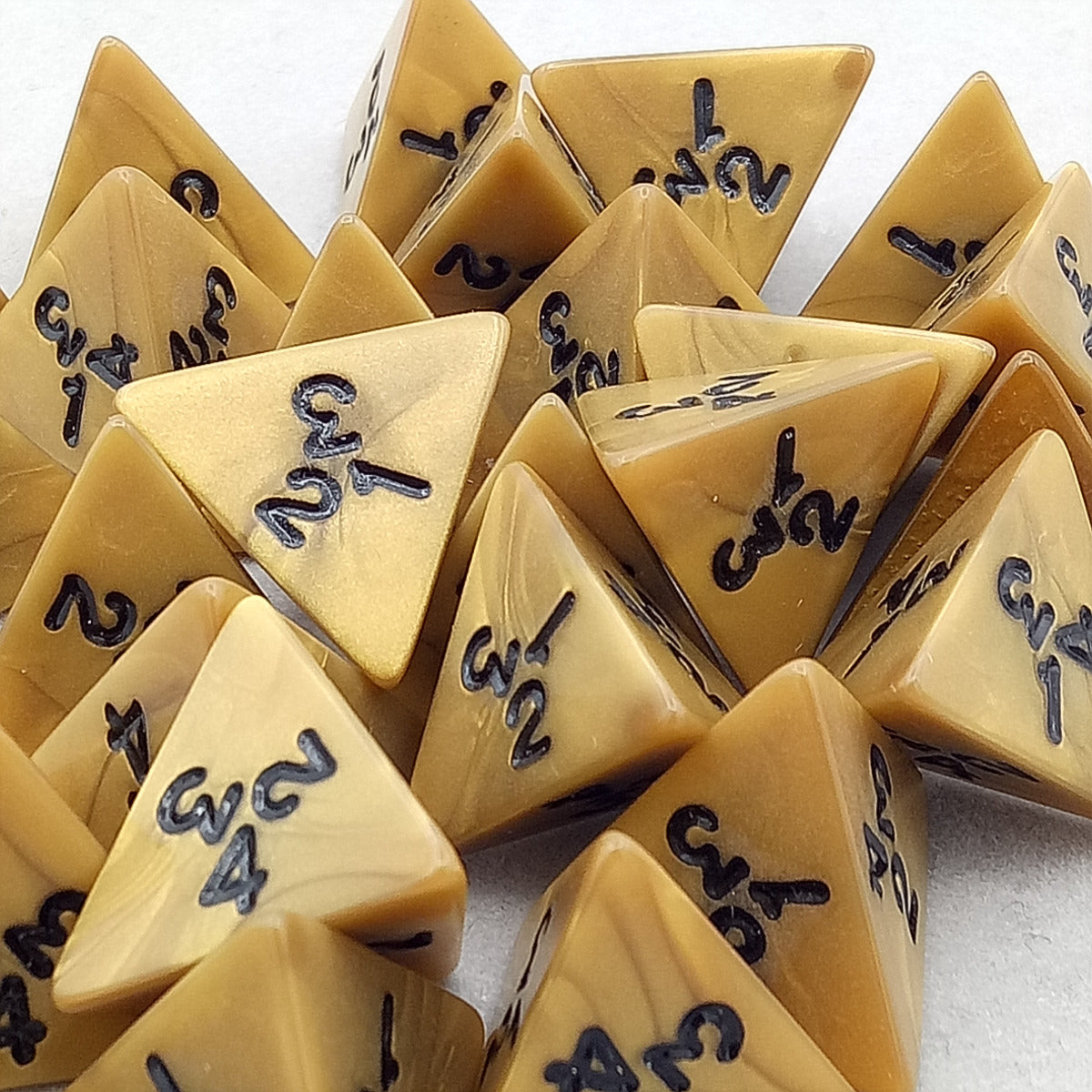 Dice gold-silver-bronze