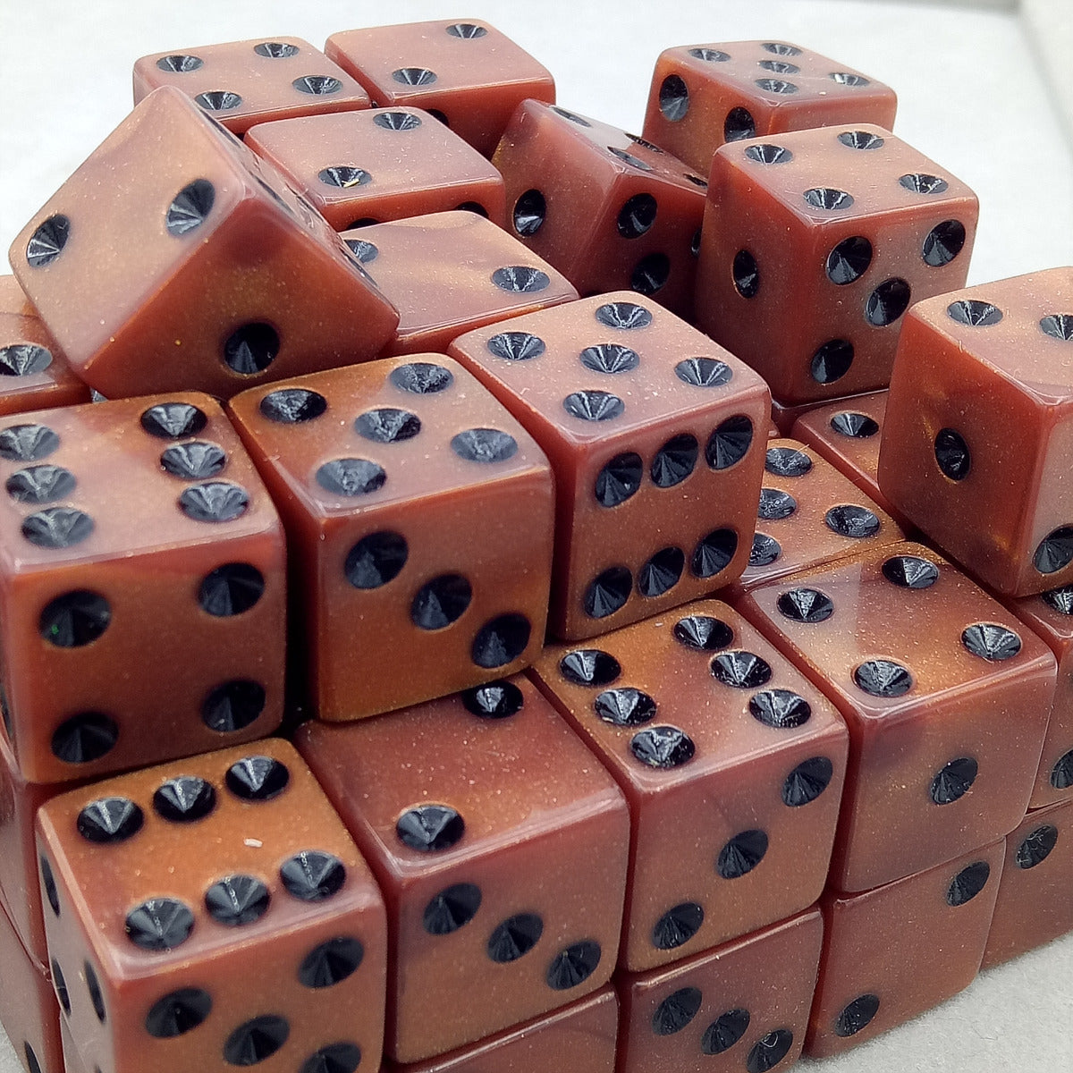 Dice gold-silver-bronze