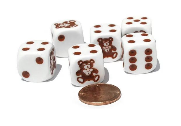 Teddy dice bear